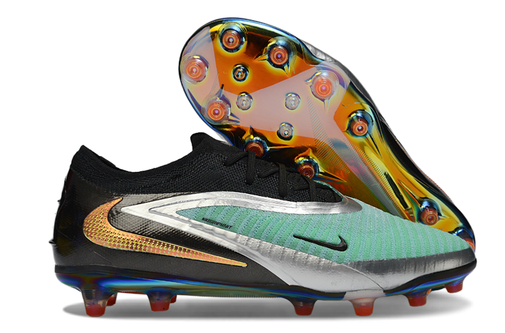 Chuteira Nike Phantom 6 Elite AG Cinza e Preta