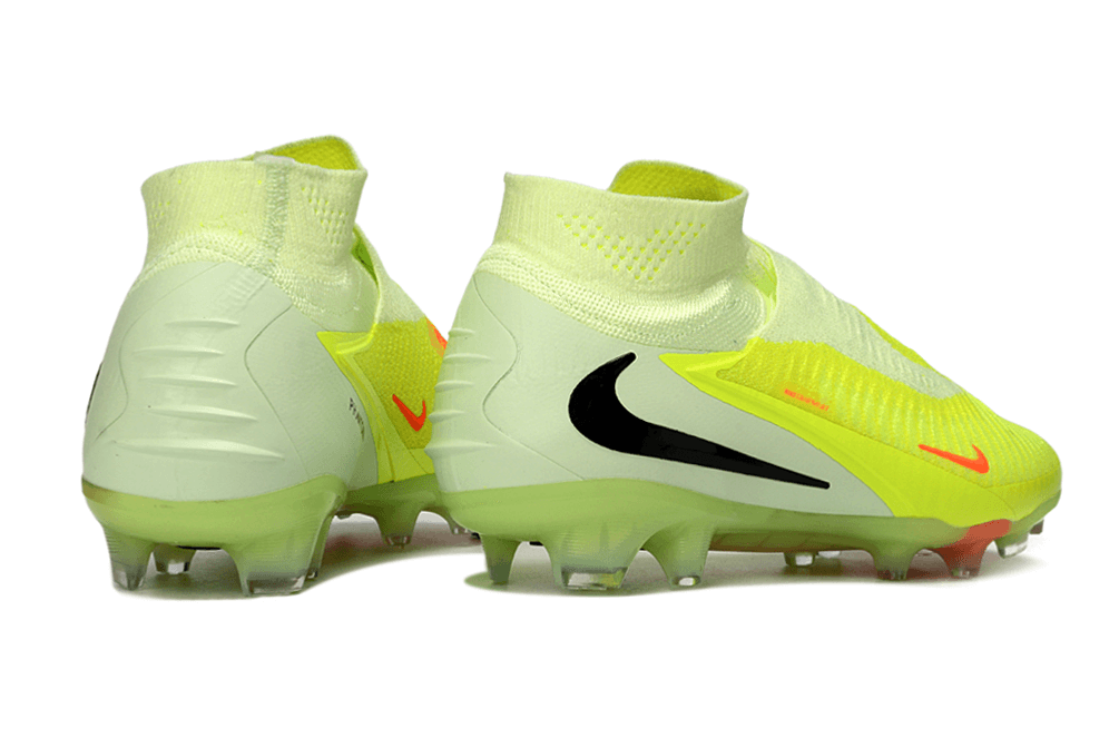 Chuteira Nike Phantom 6 Elite FG Amarela - Refresh Pack com design inovador e sola FG para aderência superior.