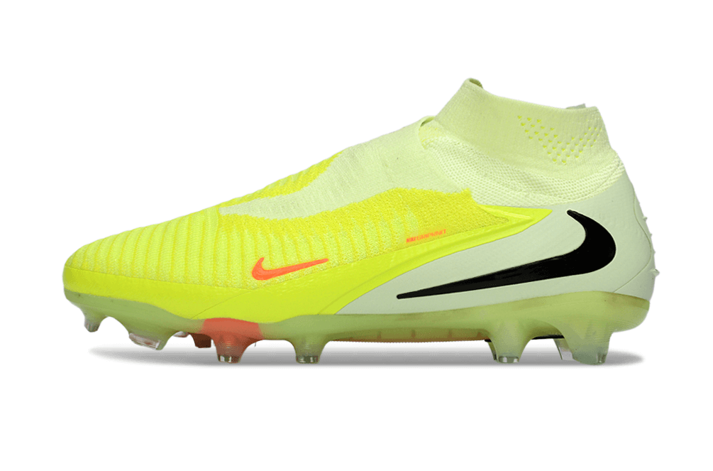 Chuteira Nike Phantom 6 Elite FG Amarela do Refresh Pack, ideal para controle e precisão no futebol.