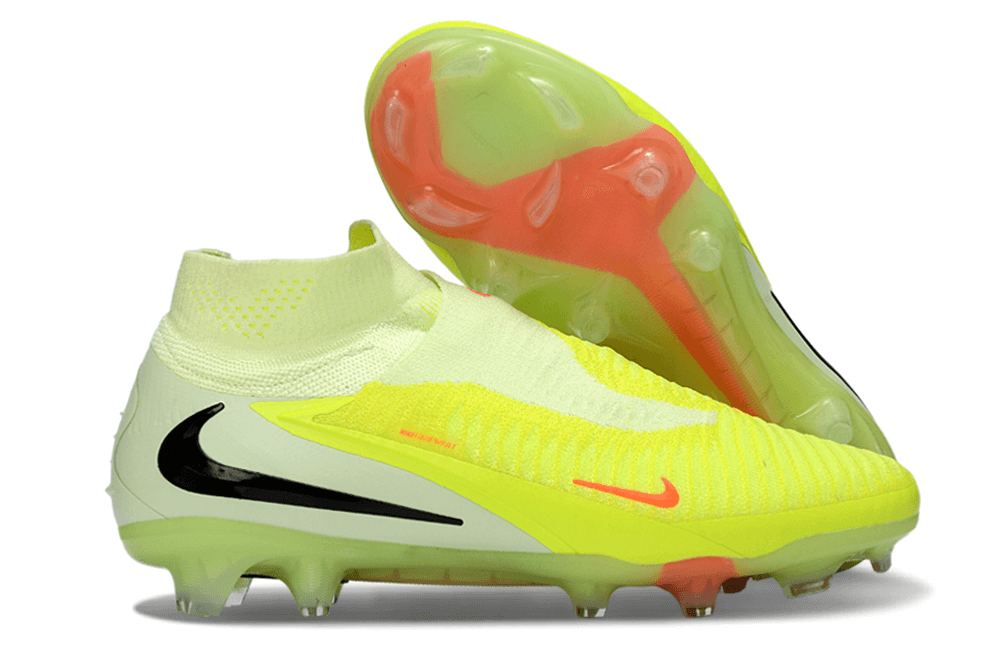 Chuteira Nike Phantom 6 Elite FG Amarela - Refresh Pack com sola FG para excelente aderência em campo.