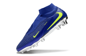 Chuteira Nike Phantom 6 Elite FG Azul e Amarelo