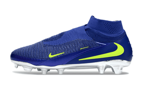 Chuteira Nike Phantom 6 Elite FG Azul e Amarelo