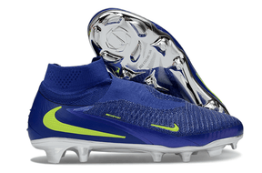 Chuteira Nike Phantom 6 Elite FG Azul e Amarelo