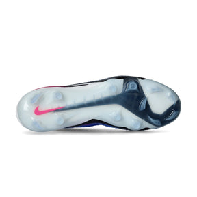 Sola da Chuteira Nike Phantom 6 Elite FG Azul Attack Pack, destacando tecnologia de desempenho.