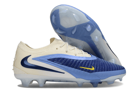 Chuteira Nike Phantom 6 Elite FG Azul e Branca "Fear Nothing"