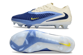 Chuteira Nike Phantom 6 Elite FG Azul e Branca "Fear Nothing"