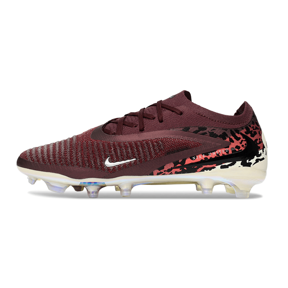 Chuteira Nike Phantom 6 Elite FG - Bordo, design elegante e performance para futebol.