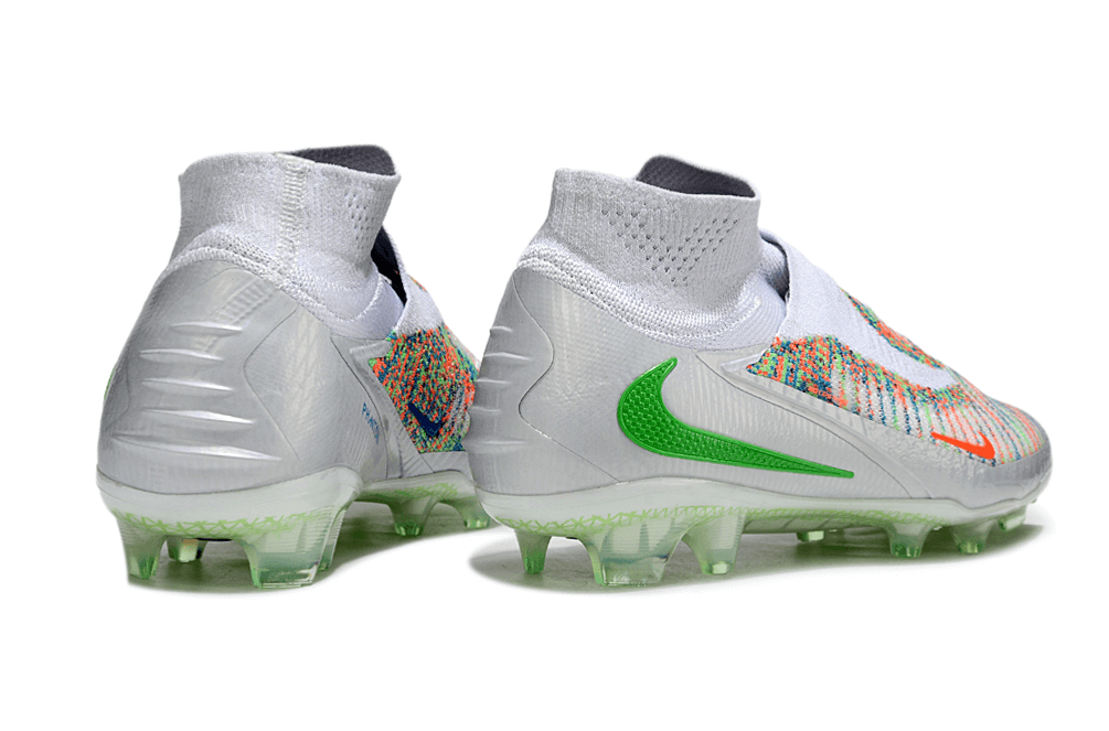 Chuteira Nike Phantom 6 Elite FG Branca e Dourada "EA FC"