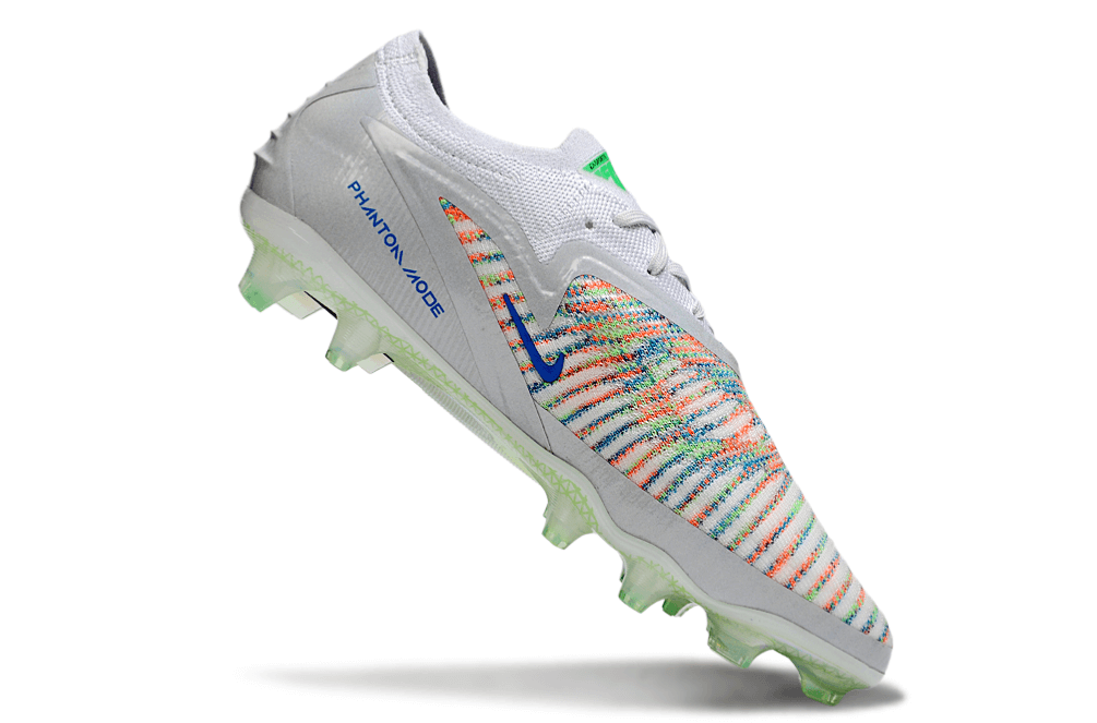 Chuteira Nike Phantom 6 Elite FG Branca e Dourada "EA FC"