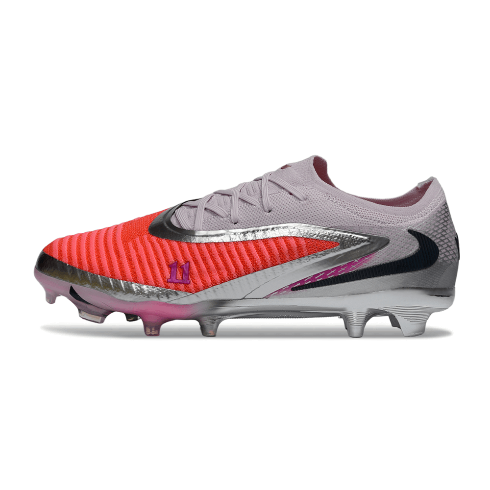 Chuteira Nike Phantom 6 Elite FG - Laranja "Alexia Putellas" com design vibrante e tecnologia de controle.