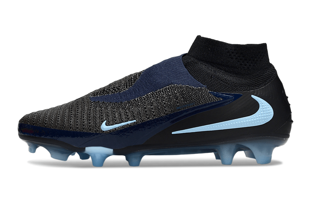 Chuteira Nike Phantom 6 Elite FG Preta e Azul "Shadow Pack"