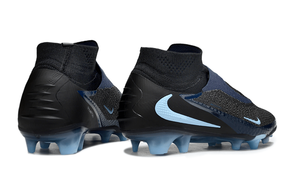 Chuteira Nike Phantom 6 Elite FG Preta e Azul "Shadow Pack"