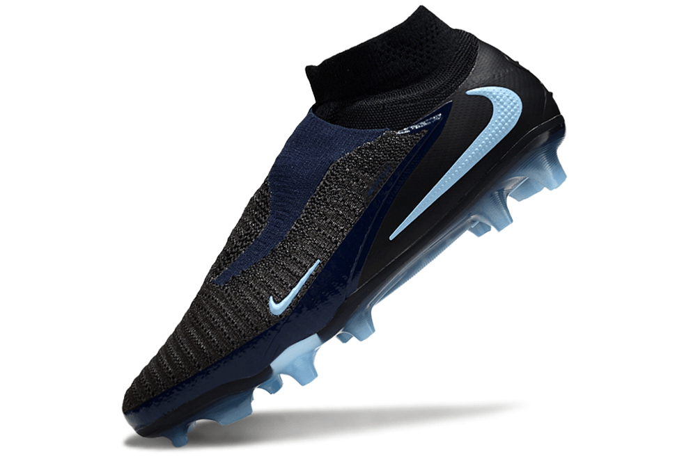 Chuteira Nike Phantom 6 Elite FG Preta e Azul "Shadow Pack"