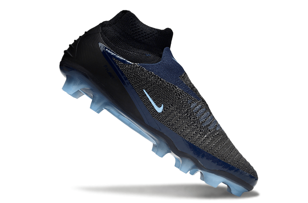 Chuteira Nike Phantom 6 Elite FG Preta e Azul "Shadow Pack"
