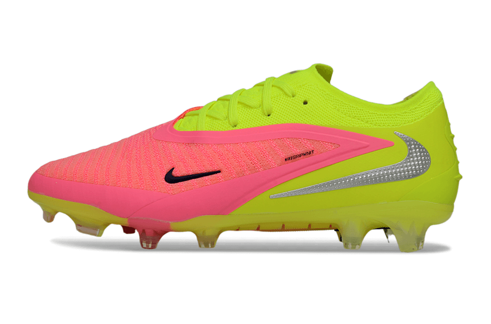 Chuteira Nike Phantom 6 Elite FG Rosa e Amarela