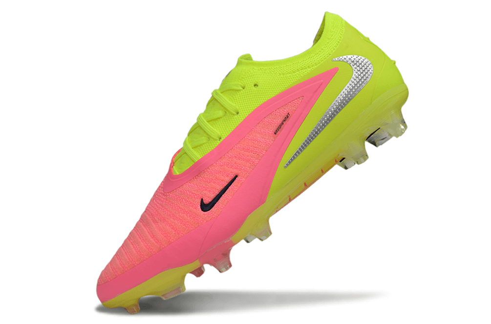Chuteira Nike Phantom 6 Elite FG Rosa e Amarela