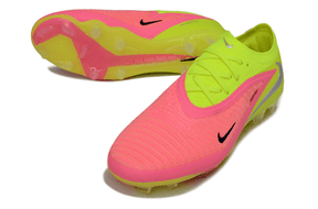 Chuteira Nike Phantom 6 Elite FG Rosa e Amarela