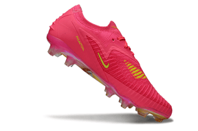 Chuteira Nike Phantom 6 Elite FG - Rosa e Verde delado
