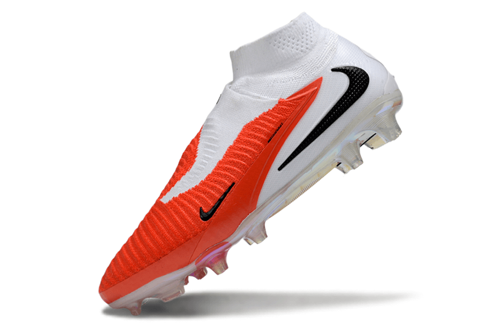 Chuteira Nike Phantom 6 Elite FG Vermelha e Branca