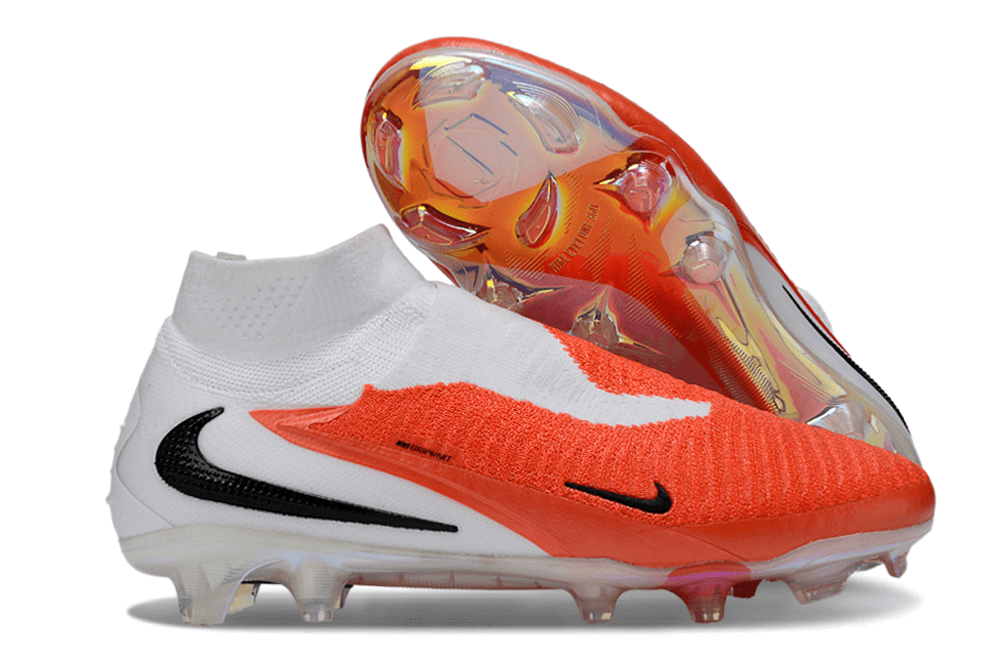 Chuteira Nike Phantom 6 Elite FG Vermelha e Branca