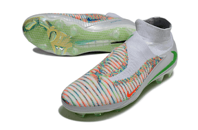 Chuteira Nike Phantom 6 Elite FG Branca e Dourada "EA FC"