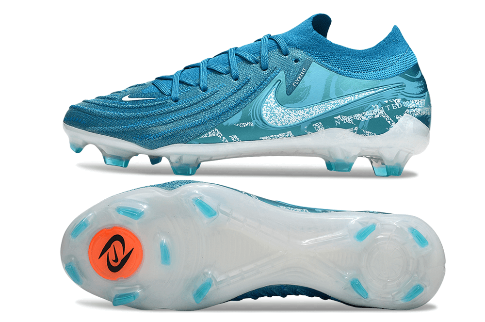 Chuteira Nike Phantom GX II Edição Especial FG - Azul e Turquesa