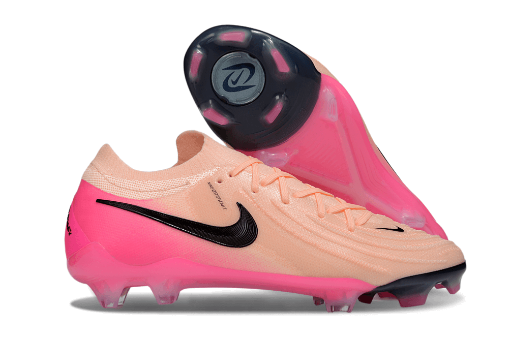 Chuteira Nike Phantom GX II FG - Rosa e Preta - Pack Prism