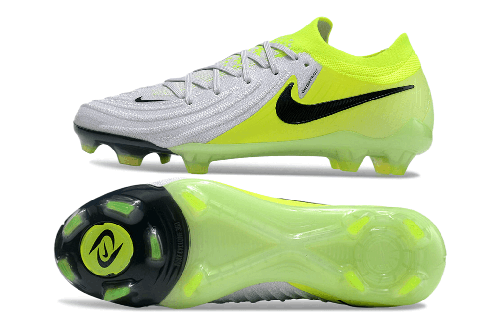 Chuteira Nike Phantom GX II FG - Verde e Branco - Pack Mad Voltage