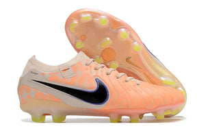 Chuteira Nike Tiempo Legend 10 FG - Laranja "United Pack" com design exclusivo e controle de bola superior.