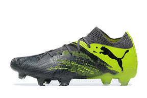 Chuteira Puma Future 7 FG "Rush Pack" com design inovador e sola FG para excelente performance em campo.