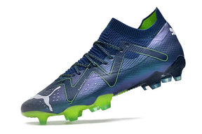 Chuteira Puma Future Ultimate FG Azul e Verde