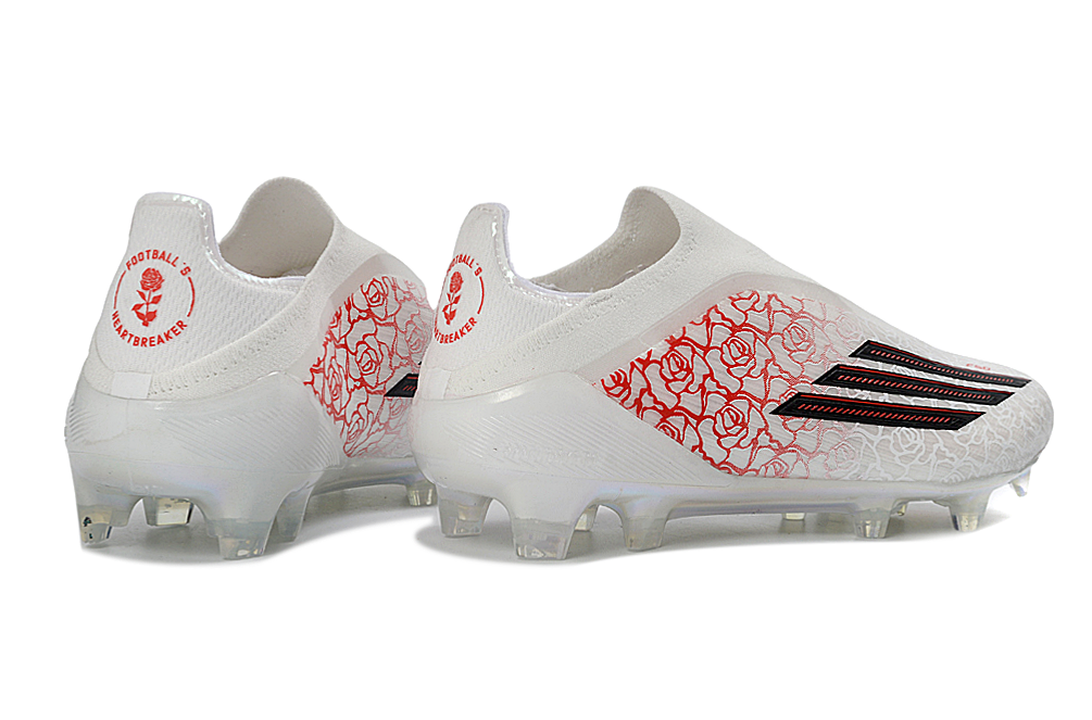 Chuteira Adidas F50 FG Elite Branca e Rosa "Lamine Yamal"
