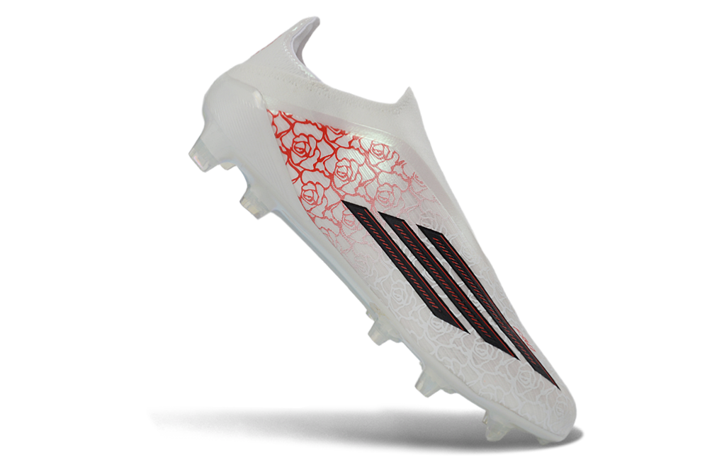 Chuteira Adidas F50 FG Elite Branca e Rosa "Lamine Yamal"