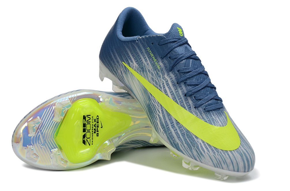 Chuteira Nike Mercurial Superfly 11 Elite FG Azul e Amarela