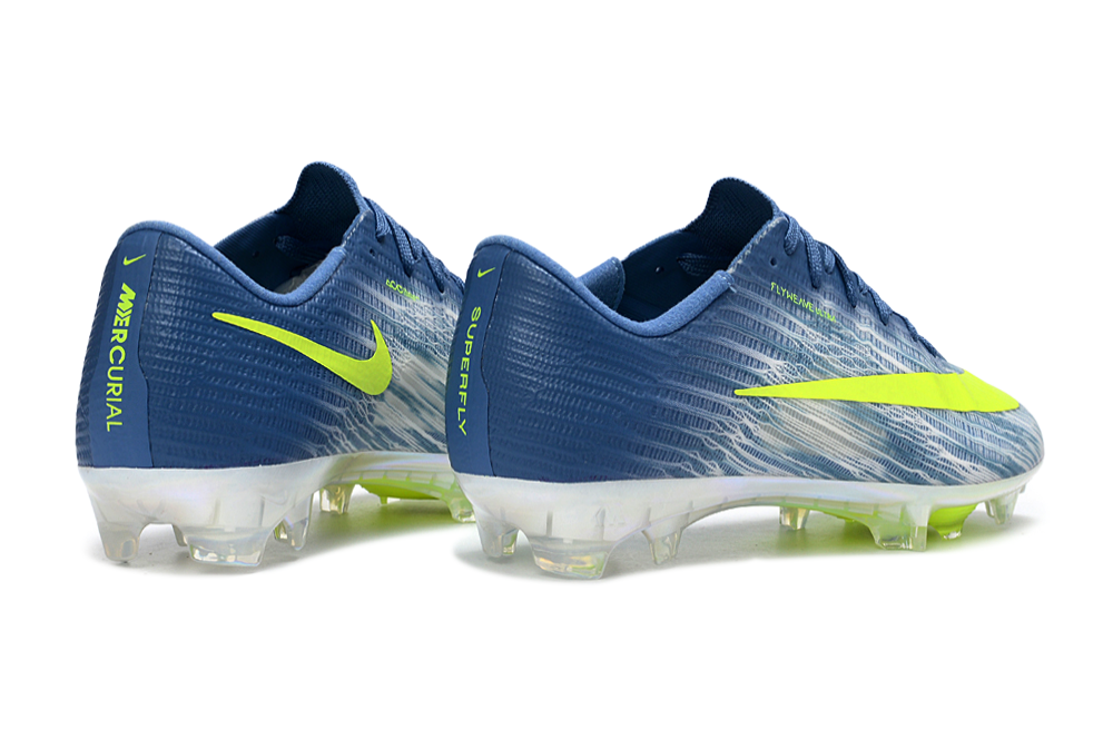 Chuteira Nike Mercurial Superfly 11 Elite FG Azul e Amarela