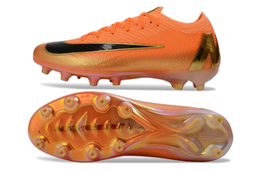 Chuteira Nike Air Zoom Mercurial AG Vapor 16 Laranja e Preta