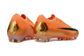 Chuteira Nike Air Zoom Mercurial AG Vapor 16 Laranja e Preta