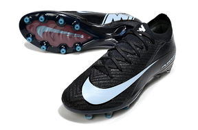 Chuteira Nike AIR Zoom Mercurial Vapor 16 Elite AG - Preta e Azul - Pack Shadow