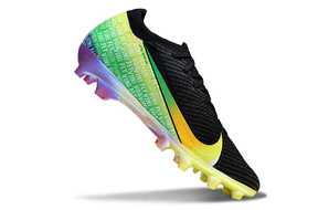 Chuteira Nike Mercurial Vapor 16 Elite "Vini jr" AG - Preta, Vermelha e Amarela