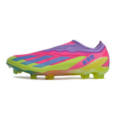 Chuteira Adidas X Crazyfast FG Elite .1 Rosa e Verde