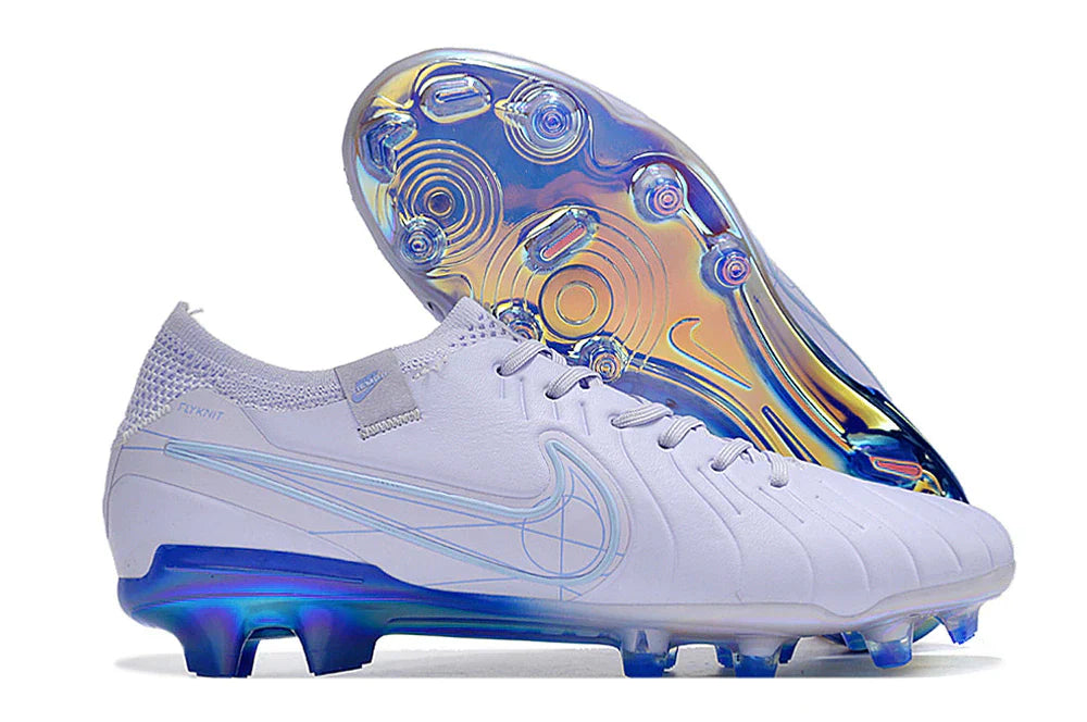Chuteira Nike Tiempo Legend 10 FG - Branco Gelo