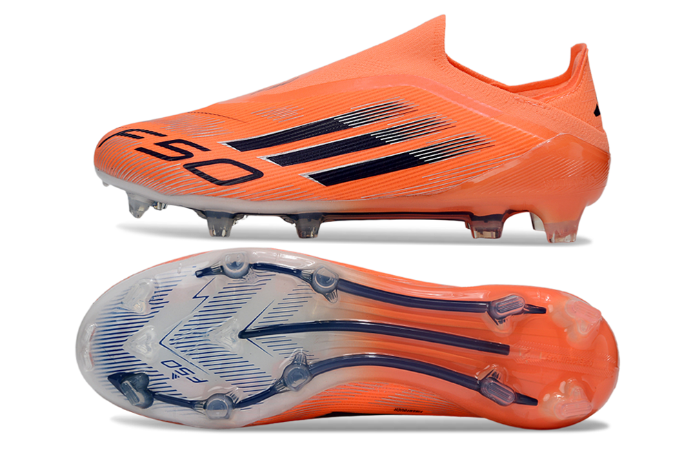 Chuteira Adidas F50 FG Elite Laranja e Preta