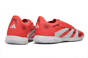 Chuteira Futsal Adidas Predator Elite Fold-Over Tongue IC - Laranja e Branca