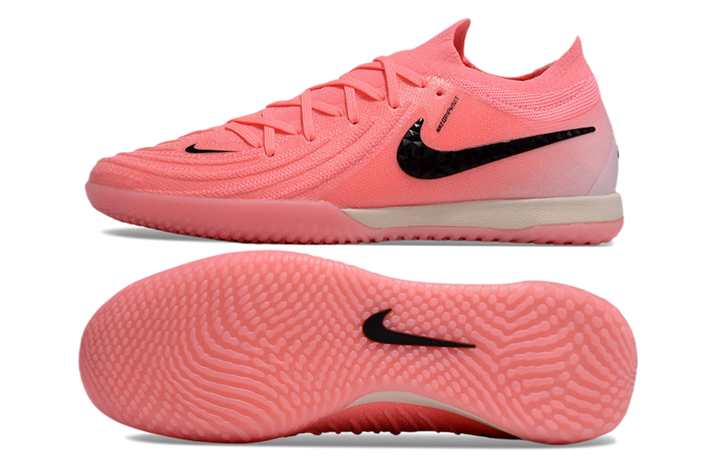 Chuteira Futsal Nike Phantom GX II IC - Rosa e Preta