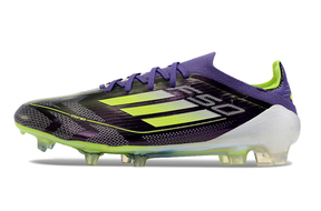 Chuteira Adidas F50 FG Roxa e Verde "Fast Reborn"