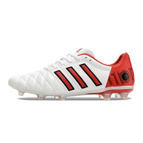 Chuteira Adidas AdiPure 11 Pro FG Branca e Vermelha