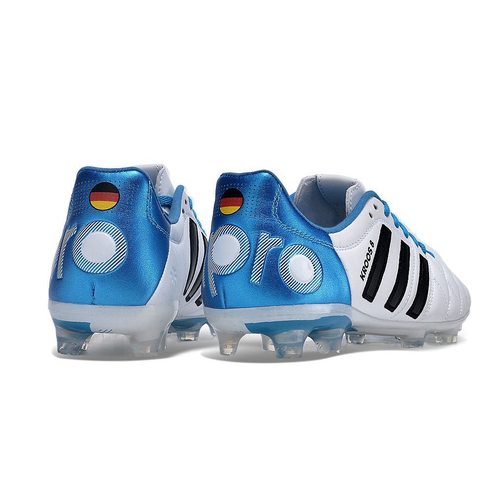 Chuteira Adidas AdiPure 11 Pro FG Branca e Azul - Toni Kroos