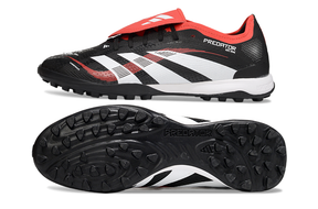 Chuteira Adidas Predator Elite Fold-Over Tongue TF - Preta, Branca e Vermelha