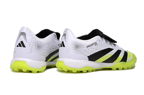 Chuteira Adidas Predator Elite Fold-Over Tongue TF - Branca, Preta e Verde