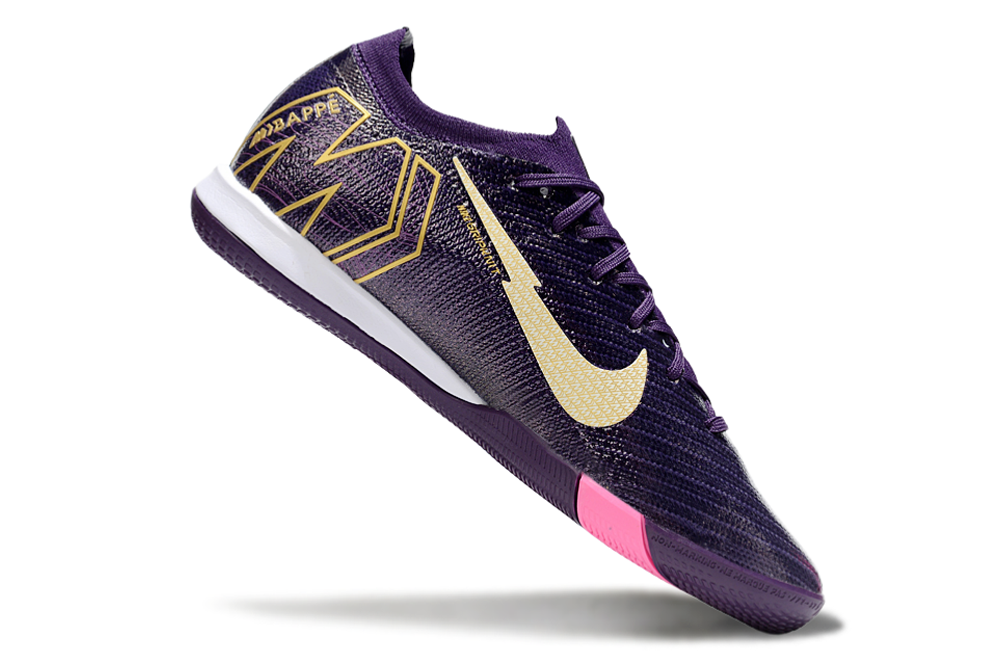Chuteira Futsal Nike Mercurial Air Zoom Vapor 16 Kylian com design moderno e cores vibrantes.